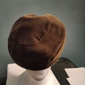 Woman's Suede Brown Caps.. Mad Caps Brand